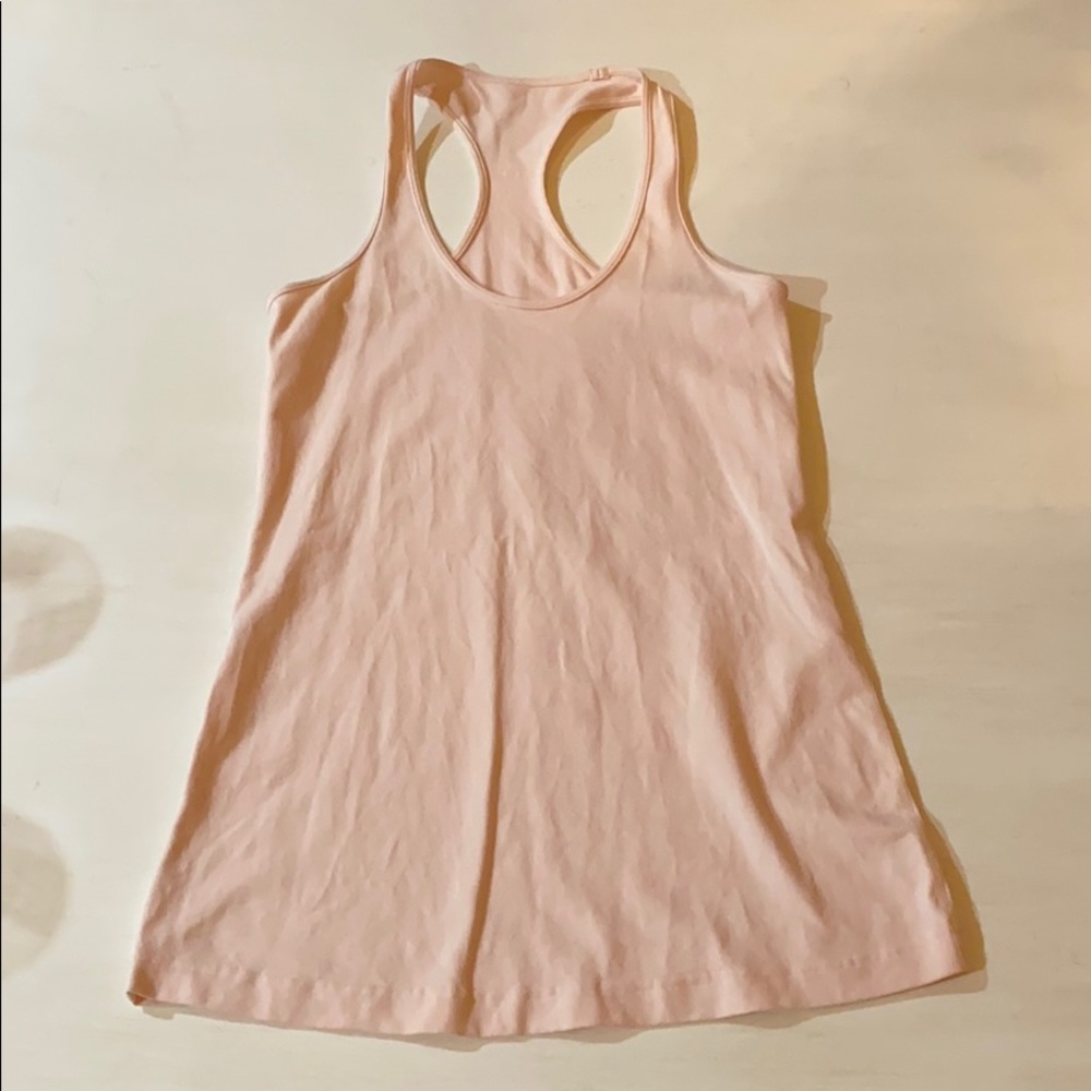 Lululemon bay pink razor back tank top